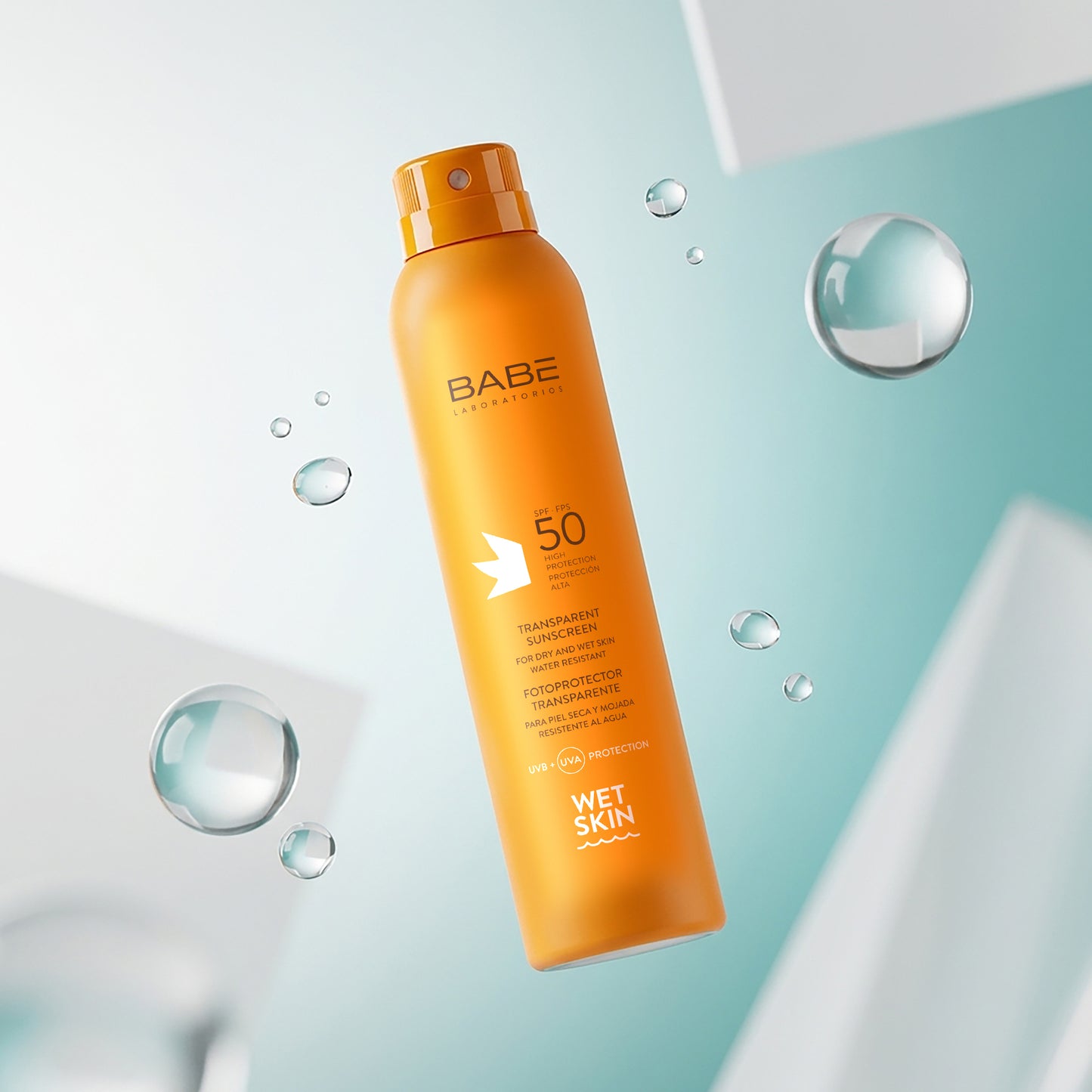Transparent Sunscreen Wet skin
