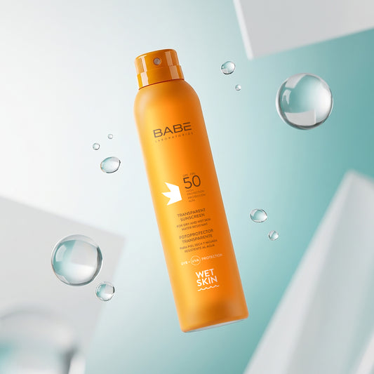 Transparent Sunscreen Wet skin
